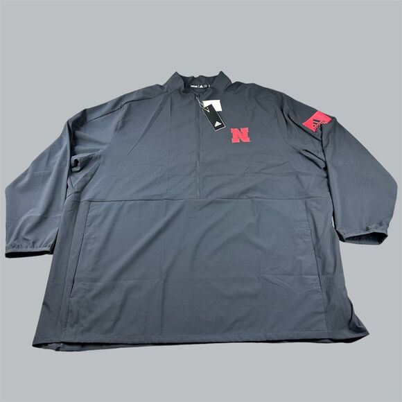 Adidas Gray and Red Men's Hoodie - Picture 2 of 14